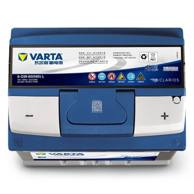 瓦尔塔（VARTA）蓄电池汽车电瓶蓝标L2-400免维护电瓶60AH帕萨特迈腾英朗朗逸思域 蓝标L2-400p237