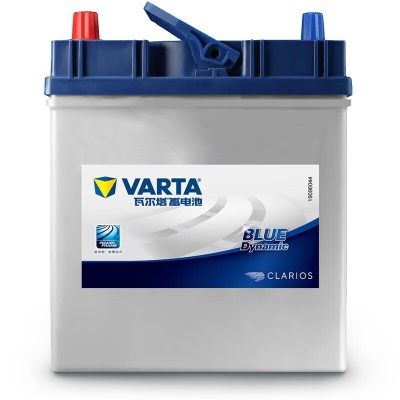 瓦尔塔（VARTA）汽车电瓶蓄电池蓝标38B19L免维护电瓶36AH适用本田飞度 思迪 竞瑞 38B19L【容量36AH/CCA325A】p237