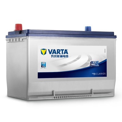 瓦尔塔（VARTA）汽车电瓶蓄电池蓝标95D31L免维护电瓶80AH适用于哈弗H6 H9 索兰托 95D31L【上门安装 以旧换新】p237