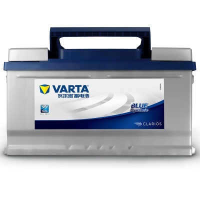 瓦尔塔（VARTA）汽车电瓶蓄电池蓝标080-27免维护电瓶80AH 适用沃尔沃S40 金牛座 080-27【容量80AH/CCA650A】p237