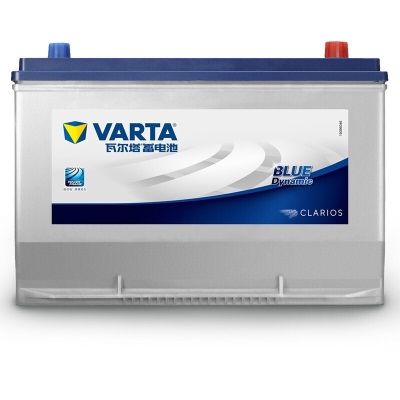 瓦尔塔（VARTA）汽车电瓶蓄电池蓝标86-610免维护电瓶55AH适用于凯越 指南者 道奇 吉普 指南者p237
