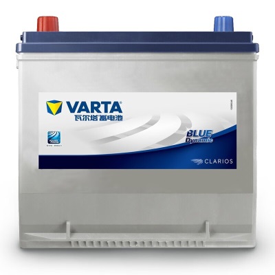 瓦尔塔（VARTA）汽车电瓶蓄电池蓝标85-610免维护电瓶55AH 适用别克凯越 宝骏730 85-610【上门安装 以旧换新】p237