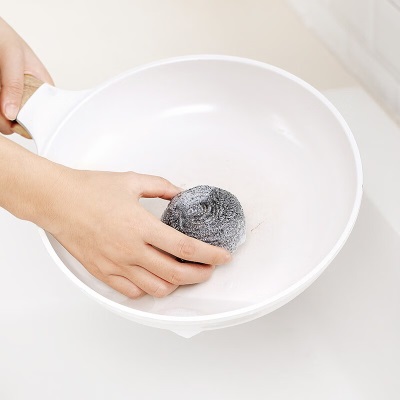 茶花钢丝球不锈钢金属厨房用家用锅刷清洁洗碗除垢球清洁球s346