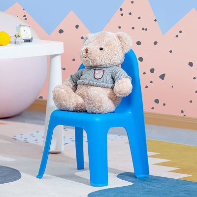 茶花儿童凳子靠背凳子塑料卡通儿童椅子加厚型可爱小凳子创意时尚s346