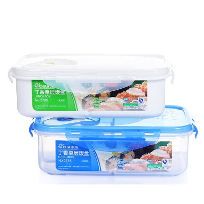 茶花（CHAHUA）饭盒分隔型便当盒1人便携上班族儿童餐盒网红日式学生保鲜盒s346