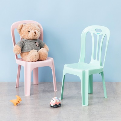 茶花儿童椅子儿童做作业塑料凳子宝宝凳小椅子宝宝吃饭餐椅靠背椅0805s346