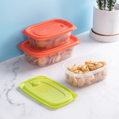 茶花（CHAHUA）塑料冰箱保鲜盒家用冷冻水果蔬菜专用收纳盒食品级冰箱收纳盒s346