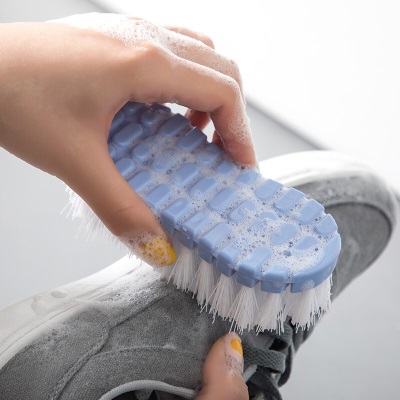 茶花刷子家用硬毛衣服刷子鞋刷子板刷清洁刷毛刷 2个s346