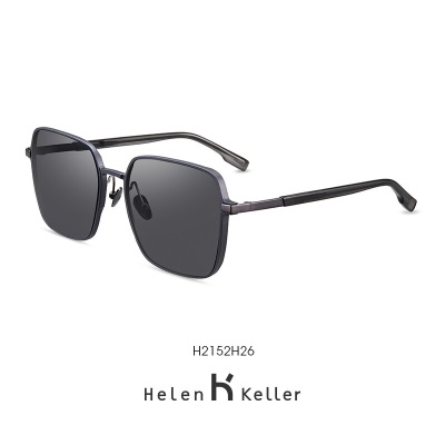 海伦凯勒墨镜新款眼镜商务休闲太阳镜时尚简约韩版潮太阳眼镜男士开车专用H2152s348