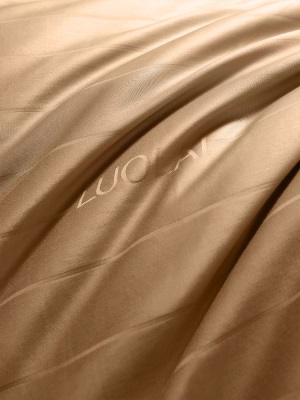 罗莱家纺床上用品全棉提花简约轻奢床单被套1.8米双人床四件套s240