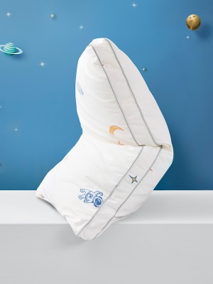 罗莱家纺儿童纤维枕枕芯床上用品单人家用学生宿舍儿童A类阻螨s240