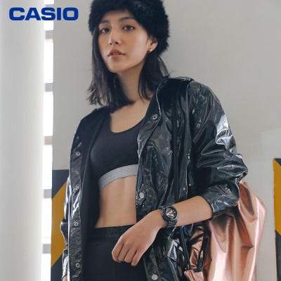 卡西欧（CASIO） BABY-G BA-110RG女表 酷感潮流时尚运动手表 防震防水s347
