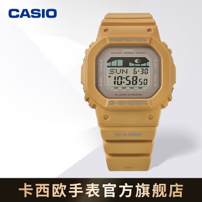 卡西欧（CASIO）G-SHOCK 夏日冲浪系列 潮流女表 防水防震运动手表s347