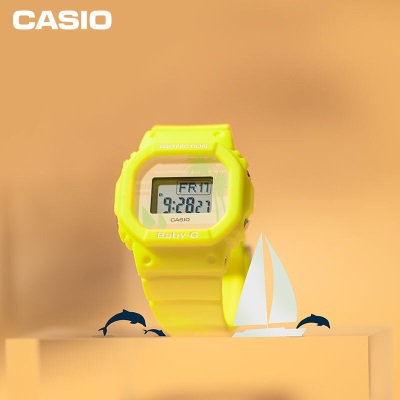 卡西欧（CASIO） BABY-G 80年代夏日户外海滩系列运动时尚女表 BGD-560BC-9PRs347