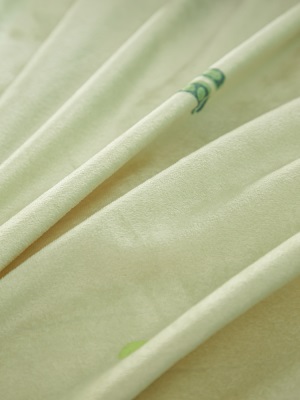 罗莱家纺床上用品简约慕斯绒床单被套双人床加厚四件套新品s240