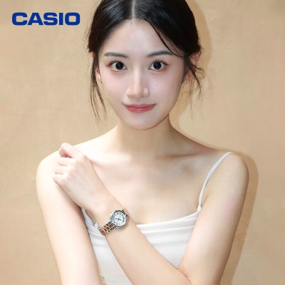 卡西欧（CASIO） SHEEN系列守护星SHE-4561防水女士手表女表石英表  SHE-4561SPG-7AUPFS-50米防水s347