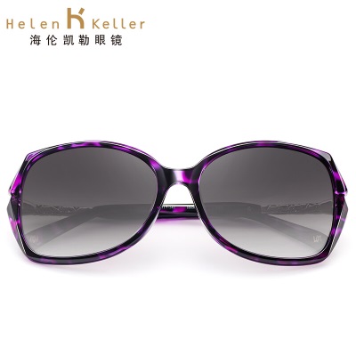 海伦凯勒太阳镜女款 闪耀水晶娇柔气质时尚风范墨镜女H8507s348