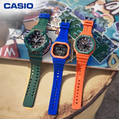 卡西欧（CASIO） G-SHOCK 「SKATER FLAVOR」系列运动时尚 防水防震石英手表s347