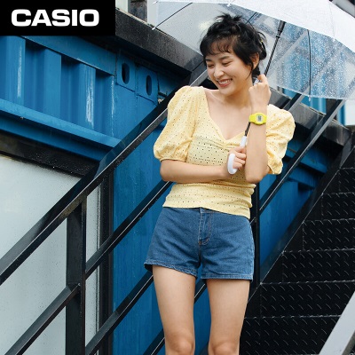 卡西欧（CASIO） BABY-G 80年代夏日户外海滩系列运动时尚女表 BGD-560BC-9PRs347