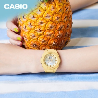 卡西欧（CASIO）BABY-G BGA-320夏日氛围俏皮色彩 时尚潮流女表s347