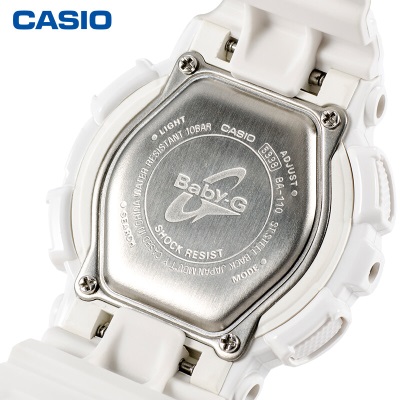 卡西欧（CASIO） BABY-G BA-110 时尚防水防震运动女表 经典石英手表s347