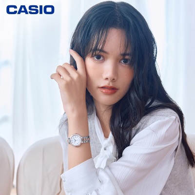 卡西欧（CASIO） SHEEN系列守护星SHE-4561防水女士手表女表石英表  SHE-4561SPG-7AUPFS-50米防水s347