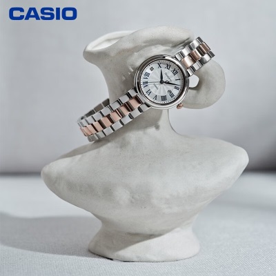 卡西欧（CASIO） SHEEN系列守护星SHE-4561防水女士手表女表石英表  SHE-4561SPG-7AUPFS-50米防水s347