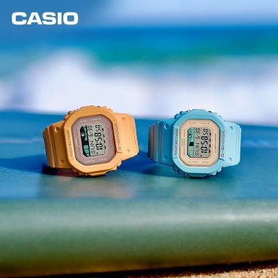 卡西欧（CASIO）G-SHOCK 夏日冲浪系列 潮流女表 防水防震运动手表s347