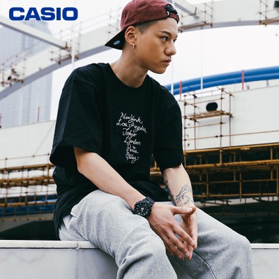 卡西欧（CASIO） G-SHOCK GA-700双显防震时尚运动防水男表石英手表s347