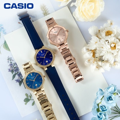 卡西欧（CASIO）SHEEN SHE-4543系列 时尚简约女表防水手表s347