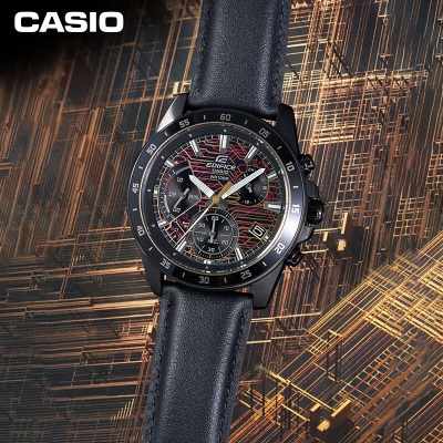 卡西欧（CASIO）EDIFICE EFV-540CL商务时尚男表 石英男士手表 EFV-540CL-1AVUPRs347