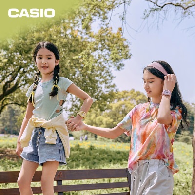 卡西欧（CASIO）BABY-G BGA-320夏日氛围俏皮色彩 时尚潮流女表s347