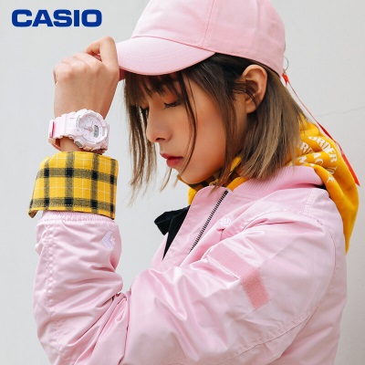 卡西欧（CASIO） G-SHOCK GIRLS GMA-S130运动防水防震计步功能手表s347