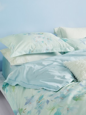 罗莱家纺床上用品全棉纯棉斜纹床单被套双人床三四件套新品s240