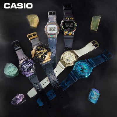 卡西欧（CASIO）G-SHOCK40周年特别款绝境宝石系列运动防水防震手表王鹤棣同款s347