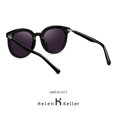 海伦凯勒太阳镜女新款防紫外线女士时尚猫眼墨镜开车可配近视太阳镜H8910s348