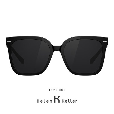 【王一博同款眼镜】海伦凯勒新款墨镜男士潮偏光镜太阳镜女H2211 H2211H01s348