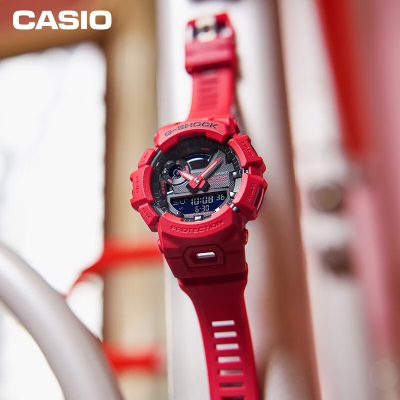 卡西欧（CASIO） G-SHOCK BURNING RED新年款时尚潮流防震运动手表s347