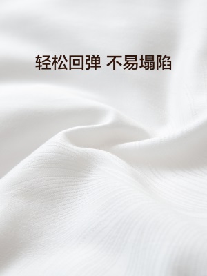 罗莱家纺床上用品丝棉枕头枕芯单人家用一只装护颈蚕丝枕单只装s240