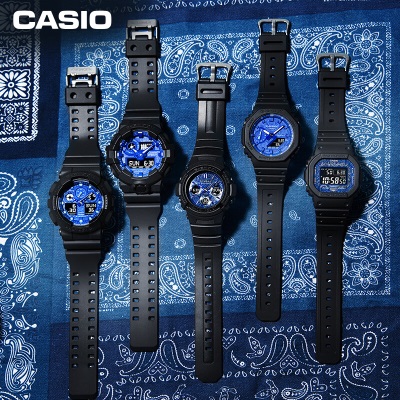 卡西欧（CASIO）G-SHOCK 2022年硬碰硬 腰果花主题系列 防水防震运动手表s347