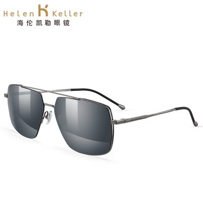 海伦凯勒新款太阳镜男士偏光开车镜时尚墨镜个性太阳镜H8762s348