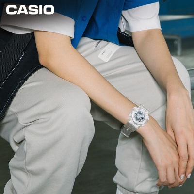 卡西欧（CASIO）BABY-G BA-110CR深海珊瑚透明防水炫彩运动女表s347