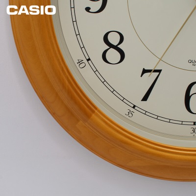 卡西欧（CASIO）挂钟  IQ-121S 现代简约客厅时钟 石英钟表s347