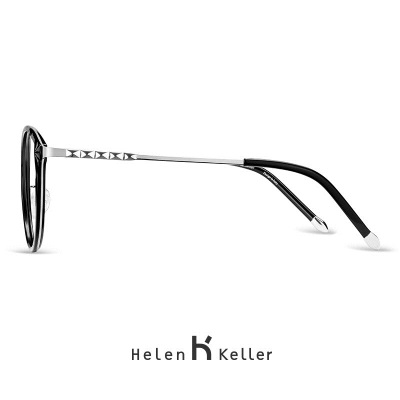 海伦凯勒（HELEN KELLER） 海伦凯勒女近视眼镜 复古镜框优雅全框女款明星同款镜架H9181