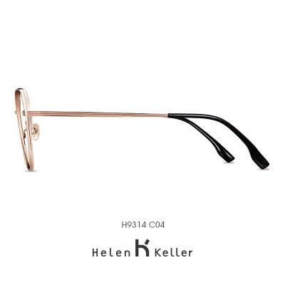 海伦凯勒（HELEN KELLER） 眼睛框男新款复古光学镜男女眼镜框可配防蓝光近视眼镜H9314T
