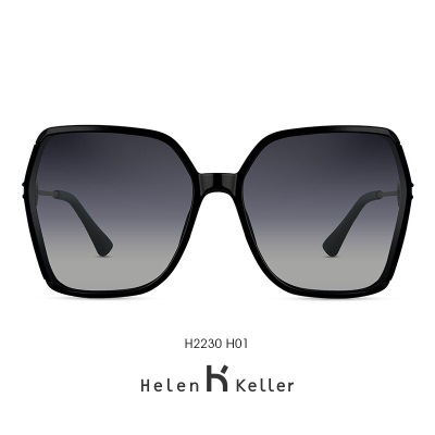 海伦凯勒（HELEN KELLER） 墨镜女新款优雅多边大框太阳眼镜女士墨镜H2230