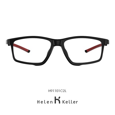 海伦凯勒（HELEN KELLER）跑步眼镜近视男防滑运动眼镜柔韧耐用可配防蓝光度数H91101s348