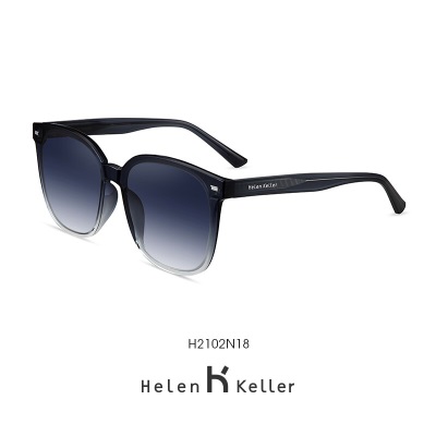 海伦凯勒墨镜男女方框时尚韩版潮显脸小防紫外线太阳眼镜H2102