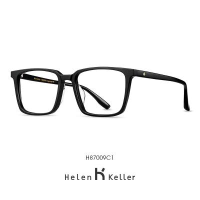 海伦凯勒新款近视眼镜防蓝光防辐射男女板材韩系方框可配有度数配镜H87009s348