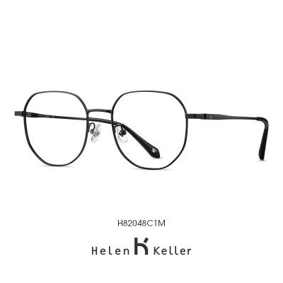 海伦凯勒（HELEN KELLER） 海伦凯勒近视眼镜框架男女圆框防蓝光防辐射H82048